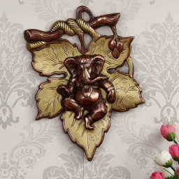 ecraftindia Lord Ganesha Gold Metal Idol-picture-38