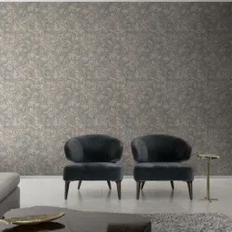 Time Blue PVC High Wash Resistant Wallpaper Roll-image-30