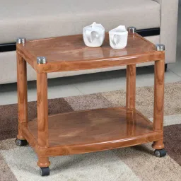 nilkamal Boston Plastic Coffee Table in Pear Wood Colour-picture-29