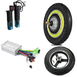 24V 350W Hub motor with tyre 12 inch with Dummy Wheel , controller and throttle-picture-18