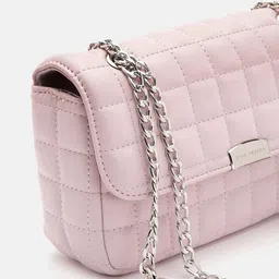 Lino Perros Structured Sling Bag with Quilted Detail image 3