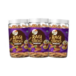 Desi Nutri Ragi Sticks Achari Masti Pack of 3-120 GMS Each | Ready to Eat Ragi Sticks Achari Masti | Ragi Sticks Online | Rich in Iron & Protein-image-75