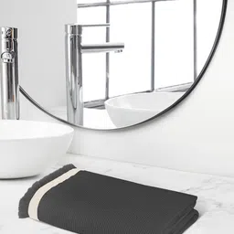 Himeya Grey Self Design 350 GSM Cotton Bath Towel-picture-26