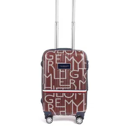 Tommy Hilfiger Unisex Printed 4 Wheels 360-Degree Rotation Cabin Trolley Bag-picture-24