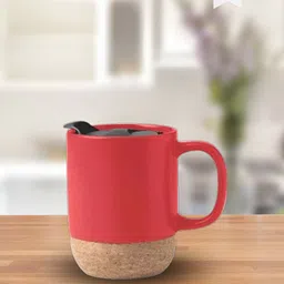 JCPL Red & Cream Printed Ceramic Glossy Mug 400 ml-picture-30