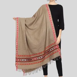 SWI Stylish Paisley Woven Design Shawl-image-5