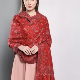 Zamour Women Kani Woven-Design Woolen Shawl-image-21