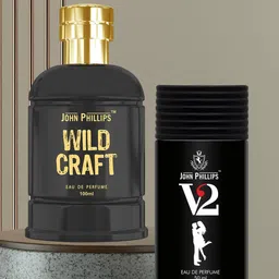 JOHN PHILLIPS Set Of 2 Eau De Parfum - V2 50ml & Men Wildcraft 100ml-image-46