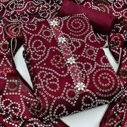 Peachmode Printed Unstitched Dress Material-picture-12