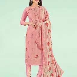 MANVAA Floral Embroidered Unstitched Dress Material-picture-12