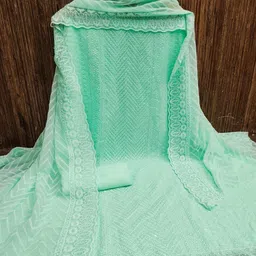 KALINI Ethnic Motifs Embroidered Sequined Unstitched Dress Material-picture-33