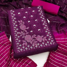 KALINI Embroidered Unstitched Dress Material-picture-39