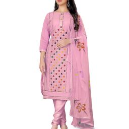 MANVAA Floral Printed Gotta Patti Unstitched Dress Material-picture-18