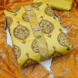 KALINI Embroidered Unstitched Dress Material-picture-30