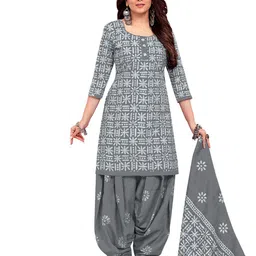 MIRAAN Printed Pure Cotton Unstitched Dress Material-picture-20
