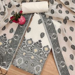 LeeliPeeri Designer Unstitched Dress Material-picture-10