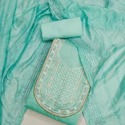 Panzora Embroidered Unstitched Dress Material-picture-31