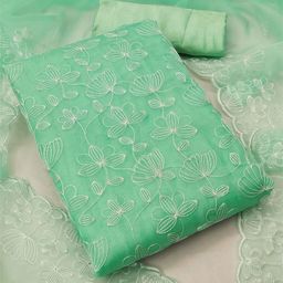 MANVAA Floral Embroidered Unstitched Dress Material-picture-11