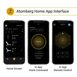 atomberg Aris Starlight 5 Star 1200mm 3 Blade BLDC Motor Smart Ceiling Fan with Remote (Boost Mode, Dark Teakwood) image 5