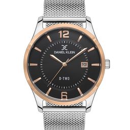 Daniel Klein D-Two Men Black Dial & Silver Toned Straps Analogue Watch DK 1 13309-5_OR-picture-32