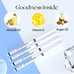 Nourish Mantra Set Of 2 Jet Gaze Urban Rani Kajal 0.35g Each - Black image 3