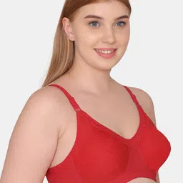 Souminie Pack Of 3 Full Coverage Non Padded Cotton Minimizer Bra With All Day Comfort image 3
