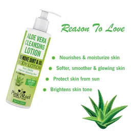 Pink Root Aloevera Cleansing Milk - 200 ml image 3