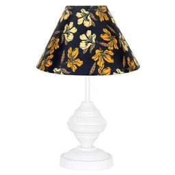 homesake Farmhouse Matt Table Lamp , White Modern Bedside Lamp image 3