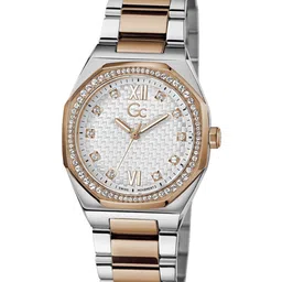 GC Women Embellished Dial Stainless Steel Bracelet Style Straps Analogue Watch Z25001L1MF image 3