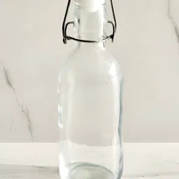 Home Centre Transparent Set of 4 Glass Solid Water Bottle image 2