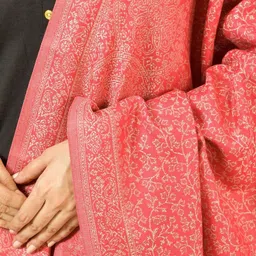 BAISA Woven Design Acrylic & Wool Shawl image 5