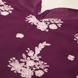 MANVAA Embroidered Unstitched Dress Material image 3