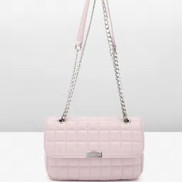 Lino Perros Structured Sling Bag with Quilted Detail image 5