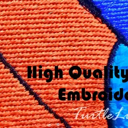 TurtleLittle Blue & Green Printed 500 GSM Bath Towel image 3