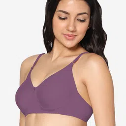 In Care Pack Of 2 Full Coverage Non Padded Pure Cotton T-shirt Bra With All Day Comfort image 5