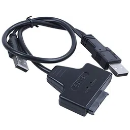 ubersweet UBERSWEET® 2X(Dual USB 2.0 to SATA 7+6 13pin CD DVD Drive Hard Disks Adapter Converter Q3C2 image 1