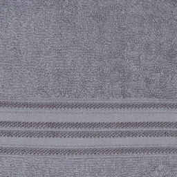 Aura Super Comfy Grey Cotton Bath Towels 400 GSM image 3