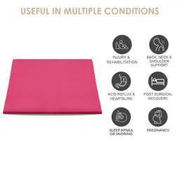 Dormyo Pink Memory Foam Filled Breathable Therapedic Pillow image 3