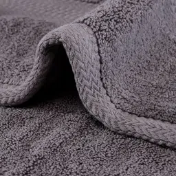 Weaving Magic Grey 650GSM Cotton Bath Towel image 4