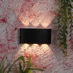 decorativeray Serenity Black Aluminium Flush Mount Wall Light-picture-27