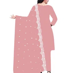 MANVAA Ethnic Motifs Embroidered Unstitched Dress Material image 4