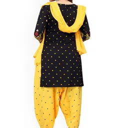 Salya Sila Ethnic Motifs Printed Unstitched Dress Material image 4