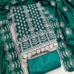 Lilots Ethnic Motifs Embroidered Unstitched Dress Material image 3