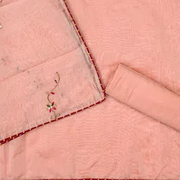 LeeliPeeri Designer Embroidered Unstitched Dress Material image 3