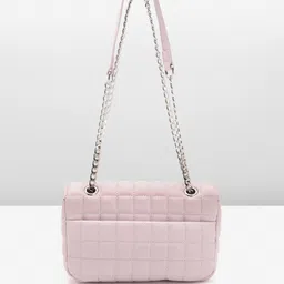 Lino Perros Structured Sling Bag with Quilted Detail image 2