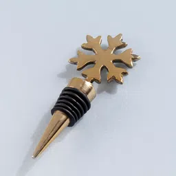 Nestroots Cocktail / Mocktail Bottle Stoper (Snowflake) image 4