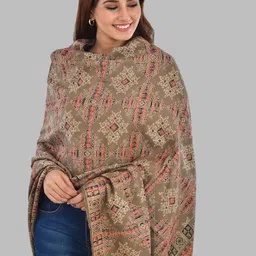 BAISA Geometric Woven Design Woolen  Shawl image 4