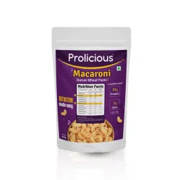 Prolicious Macaroni Pasta | High Protein High Fiber Pasta | Made with Durum Wheat | Natural Protein-picture-38