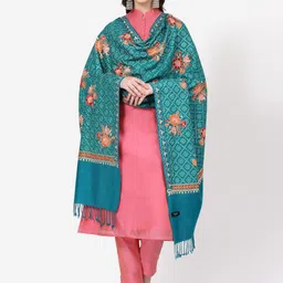 SWI Stylish Floral Embroidered Shawl image 5