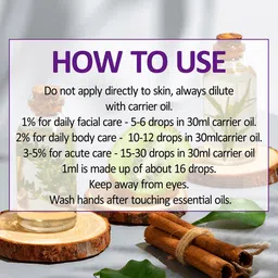 Deve Herbes Natural Therapeutic Grade Pure Gingergrass Essential Oil with Dropper - 10 ml image 4